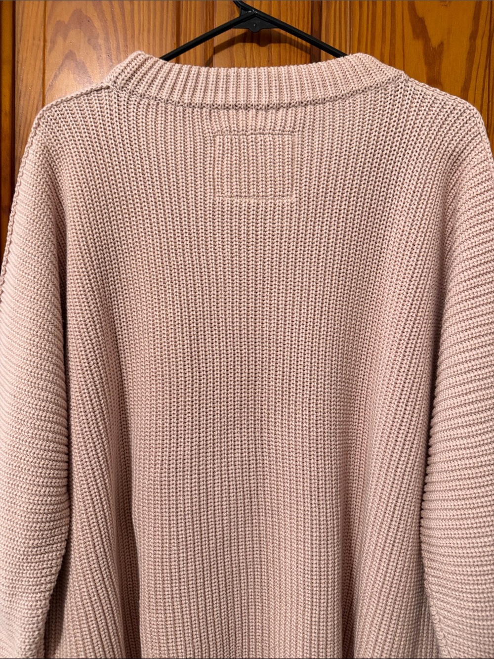 Frank & Eileen Montecito Sweater Classic Pullover - Blush Pink Neutral Cotton - Picture 6 of 13